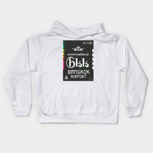 BKK AIRPORT BLACK Kids Hoodie